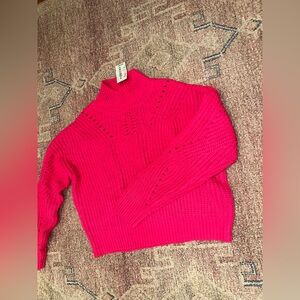 BlankNYC pink and purple knit sweater NWT size xs
